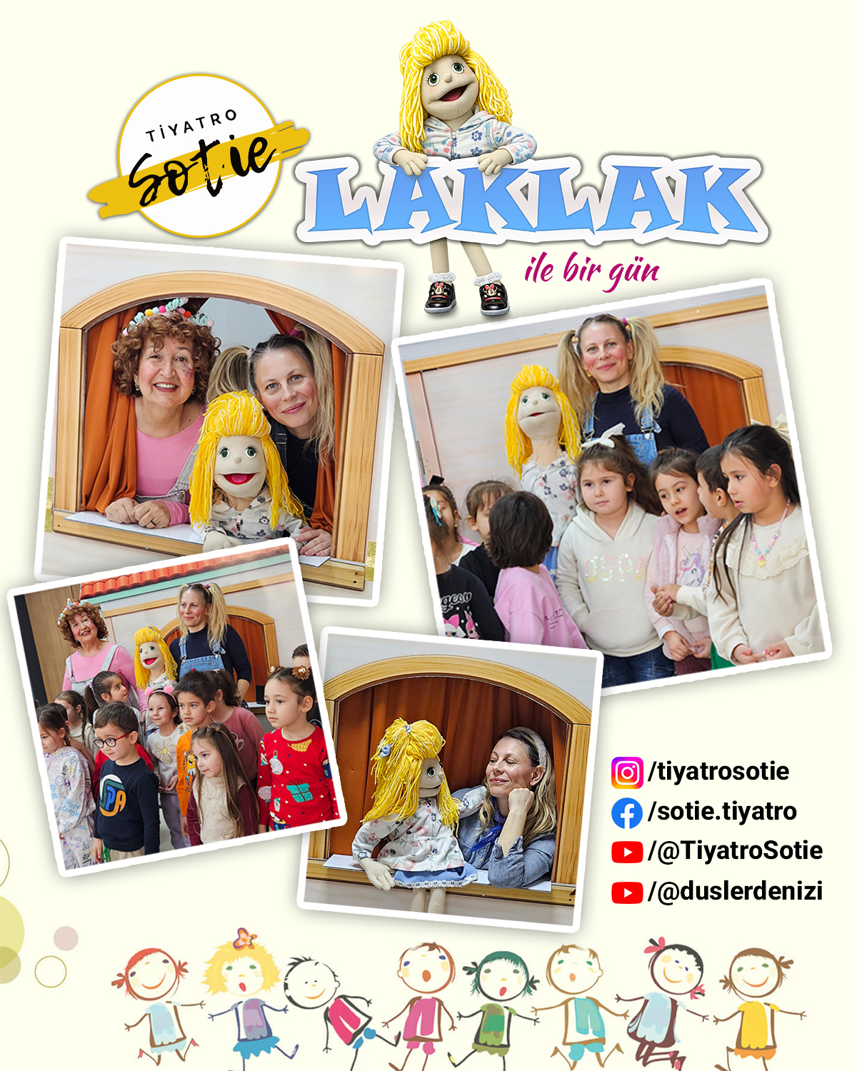 Laklak ile Bir Gün - Tiyatro ve Etkinlik Afişi