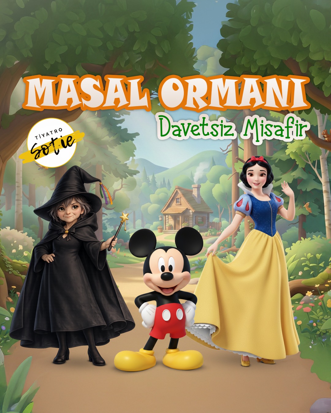 Masal Ormanı: Davetsiz Misafir - Tiyatro ve Etkinlik Afişi